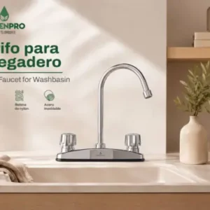 Grifo para fregadero doble cuello de cisne GP 1322
