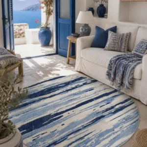 Alfombra Circular Decorativa – 180 cm — Diseño 2