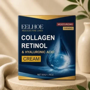 Crema facial de colágeno retinol hialuronico