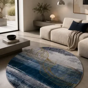 Alfombra Circular Decorativa – 180 cm — Diseño 3