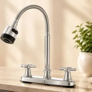 Grifo fregadero doble cuello flexible GP 1220