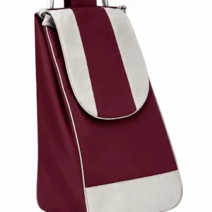 Carrito de Mandado Plegable Rojo Vino