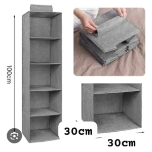 Organizador Colgante de Tela – 5 Niveles