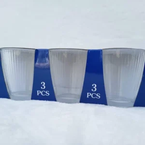Vasos de vidrio (medianos)