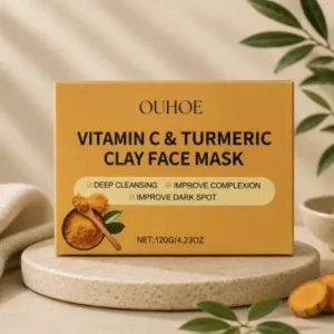 Crema facial arcilla, vit. C y curcuma