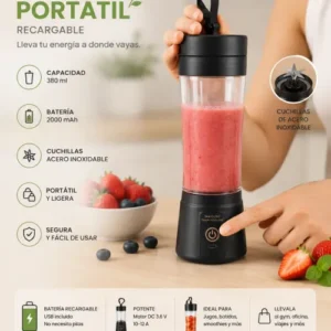 Licuadora portatil recargable