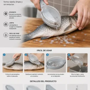 Escamadora de pescado